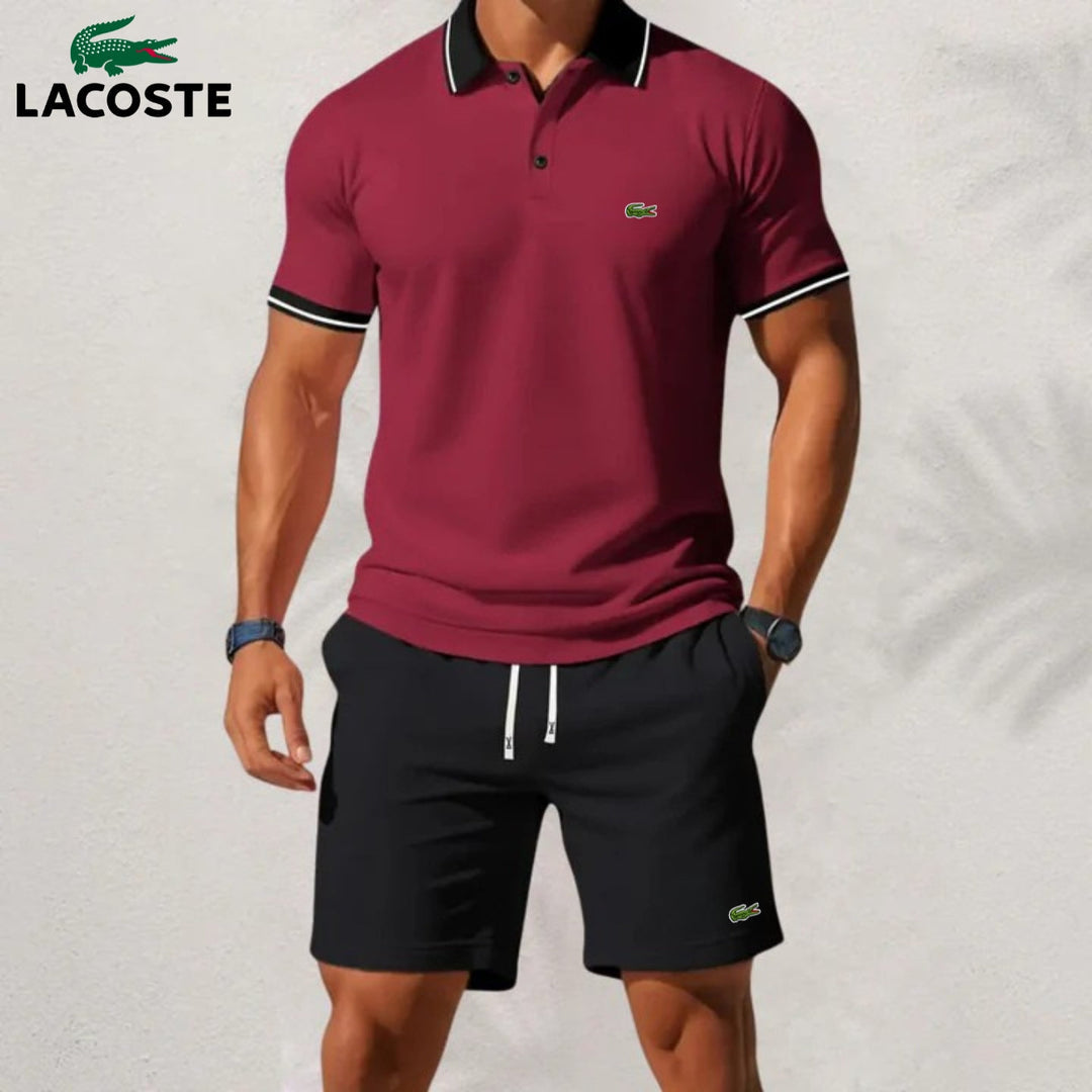 Set of polo shirt and shorts