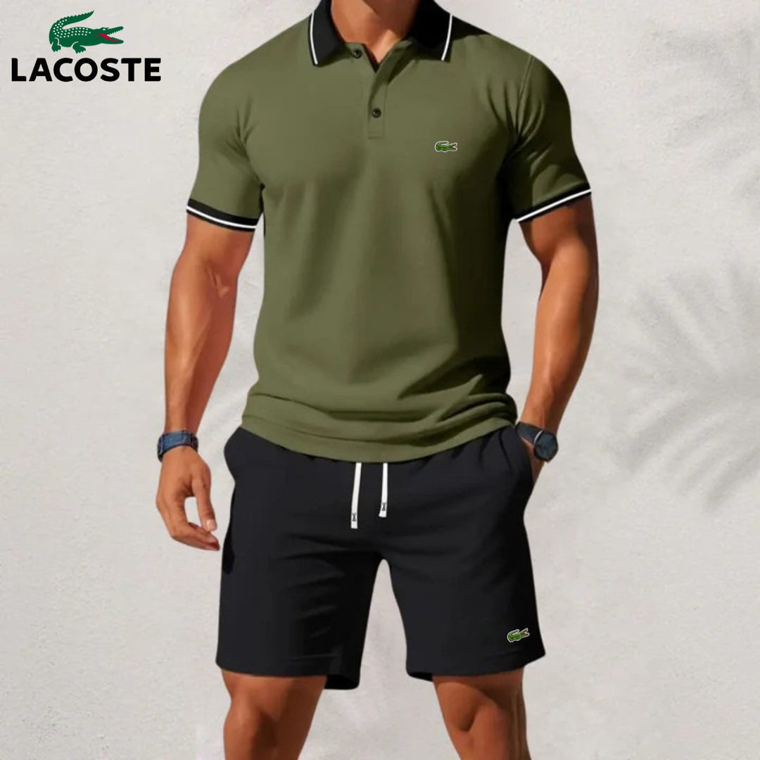 Set of polo shirt and shorts