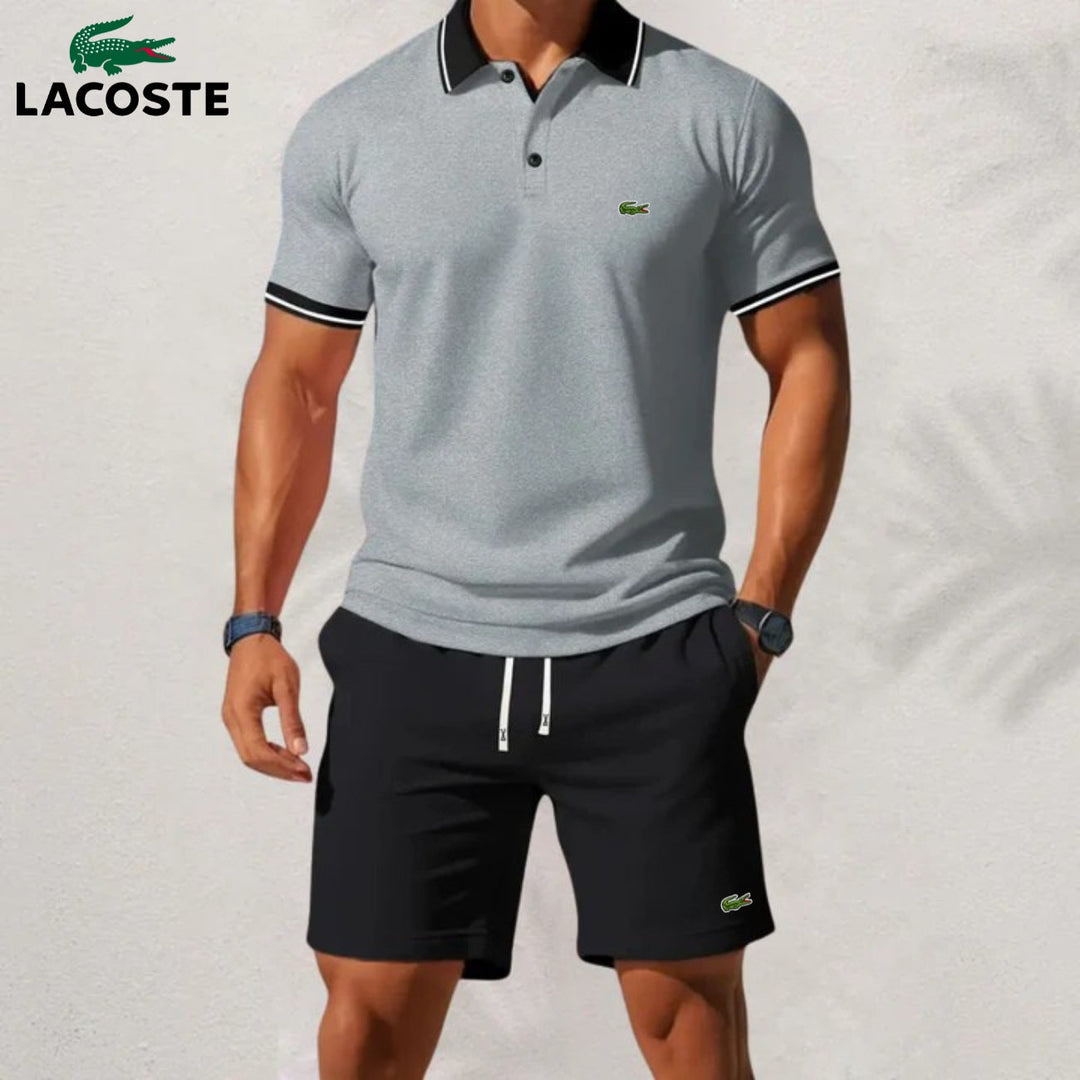 Set of polo shirt and shorts