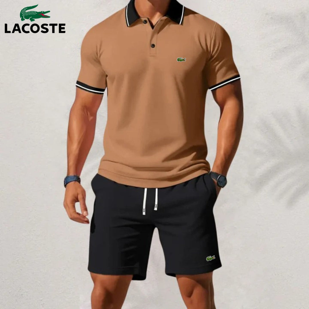 Set of polo shirt and shorts